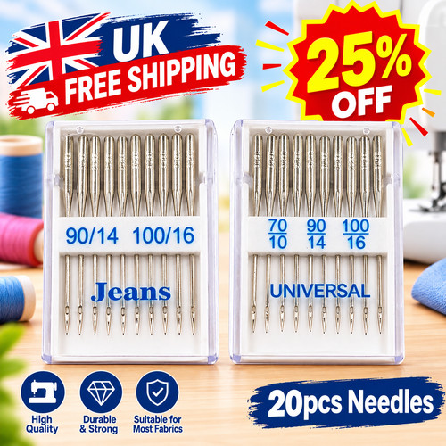 20x sewing machine needles - sewing,
