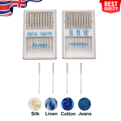 20x sewing machine needles - machine,